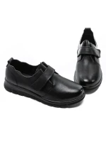 Pantofi Casual Dama din piele naturala 21074 BLACK | ADVANCER