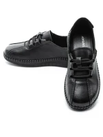 Pantofi Casual Dama din piele naturala 6351 BLACK | ADVANCER