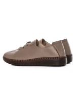 Pantofi Casual Dama din piele naturala 6351 APRICOT | ADVANCER
