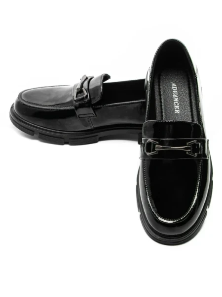 Pantofi Casual Dama din piele naturala 0278G06 BLACK | ADVANCER