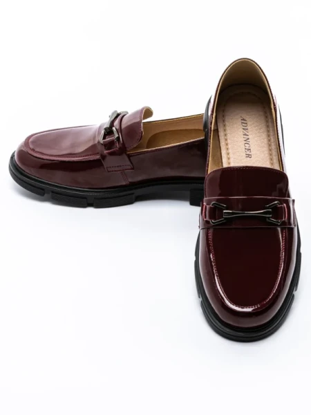 Pantofi Casual Dama din piele naturala 0278G06 WINE | ADVANCER