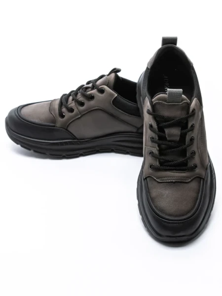 Pantofi Sport Barbati din piele naturala 52701 GREY | ADVANCER