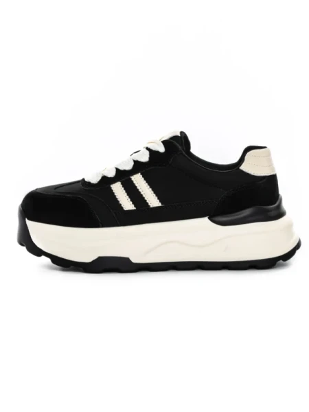 Pantofi Sport Dama din piele naturala Y6306 BLACK | ADVANCER