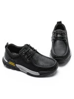 Mocasini Barbati din piele naturala 23566 BLACK | ADVANCER