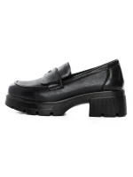 Pantofi Casual Dama din piele naturala 90-55 BLACK | ADVANCER