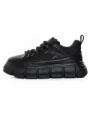 Pantofi Sport Barbati din piele naturala 88220 BLACK | ADVANCER