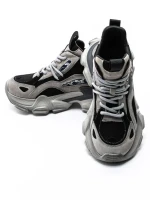 Pantofi Sport Dama din piele naturala Y5797-1 BLACK-GREY | ADVANCER