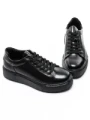 Pantofi Casual Barbati din piele naturala A921-1 BLACK | ADVANCER