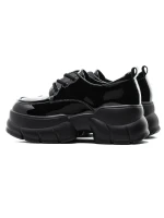 Pantofi Casual Dama din piele naturala TP191-2 BLACK | ADVANCER
