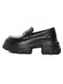 Pantofi Casual Dama din piele naturala KM1605 BLACK | FORMAZIONE