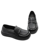 Pantofi Casual Dama din piele naturala KM329 BLACK | FORMAZIONE