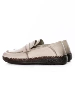 Pantofi Casual Dama din piele naturala KM329 CREAM | FORMAZIONE