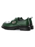 Pantofi Casual Dama din piele naturala KM6715 GREEN | FORMAZIONE