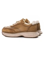 Pantofi Sport Dama din piele naturala KM5502 KHAKI | FRANCO GERARDO