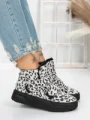 Ghete Dama din piele naturala 5SZ6 LEOPARD PRINT | PANTOFUL