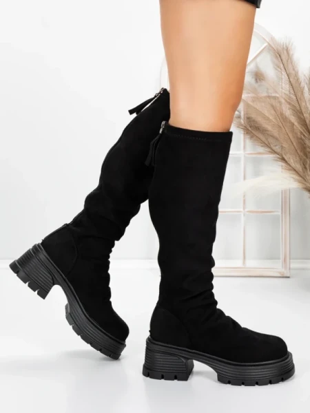 Cizme Dama cu Toc 5WL80 BLACK | MEI