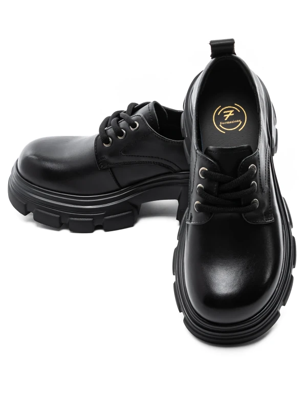 Ženski čevlji za prosti čas iz naravnega usnja KM1607 Črna | Formazione