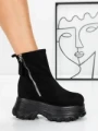 Ghete Dama cu Platforma 58WL17 BLACK | MEI