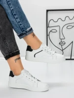 Sneakers Dama 983 WHITE-BLACK | FASHION