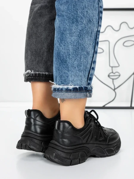 Sneakers Dama 587 BLACK | FASHION