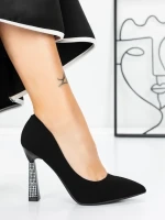 Pantofi Stiletto 3ADC77 BLACK | MEI