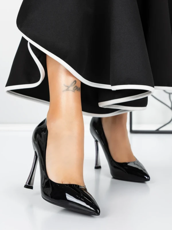 Pantofi Stiletto 3ADC80 BLACK | MEI