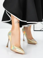 Pantofi Stiletto 3ADC80 GOLD | MEI
