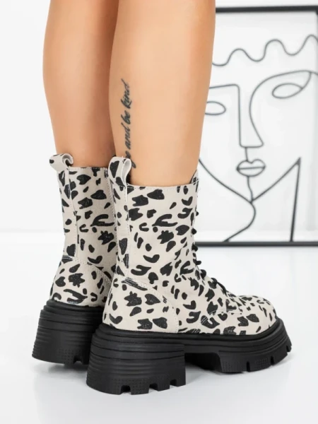 Ghete Dama 3AL29 BEIGE | MEI