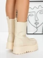 Ghete Dama cu Platforma 3AL77 BEIGE | MEI