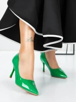 Pantofi Stiletto 3AXKK201 GREEN | MEI