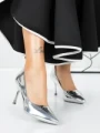 Pantofi Stiletto 3AXKK201 SILVER | MEI