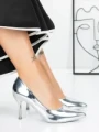 Pantofi Stiletto 3AXKK201 SILVER | MEI