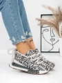 Pantofi Sport Dama din piele naturala 5WZ15 LEOPARD PRINT | PANTOFUL