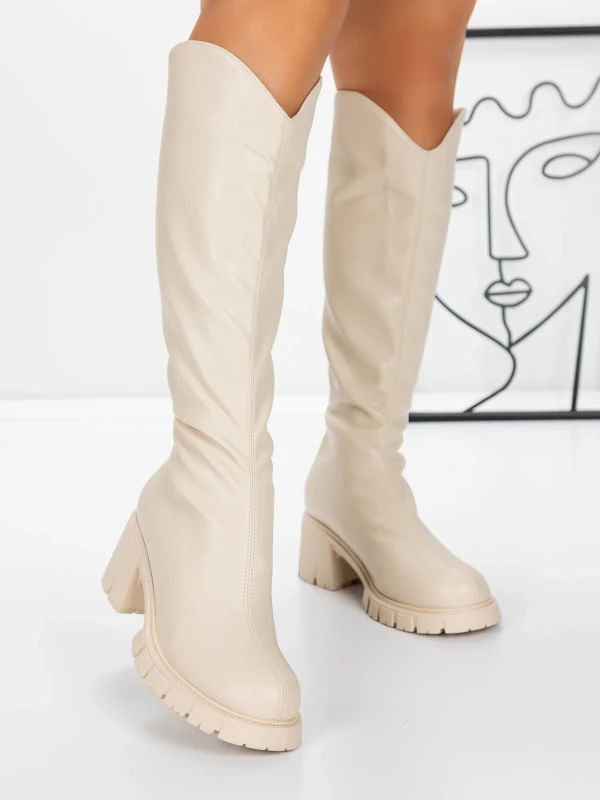 Ženski škornji 3WL15 Bež | Mei