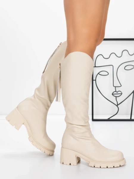 Ženski škornji 3WL15 Bež | Mei