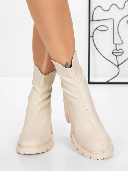 Ženski gležnjarji 3WL16 Bež | Mei