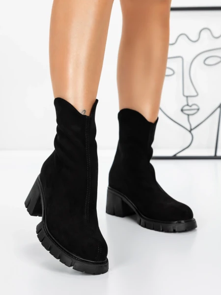 Ženski kratki škornji 3WL16 Črna | Mei