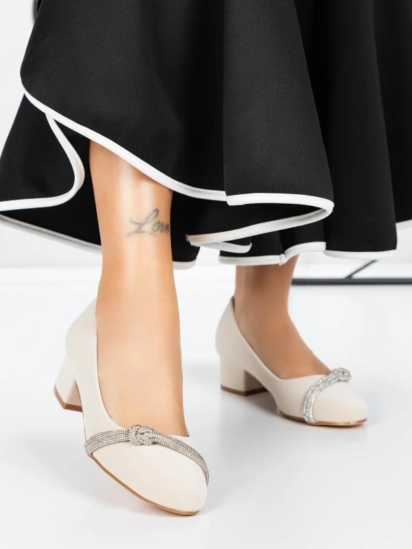 Čevlji z nizko peto 3XKK99 Siva | Mei