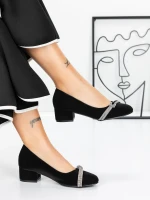 Čevlji z nizko peto 3XKK99 Črna | Mei