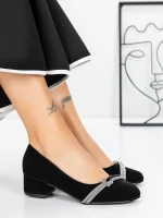 Čevlji z nizko peto 3XKK99 Črna | Mei