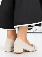 Čevlji z nizko peto 3XKK99 Siva | Mei