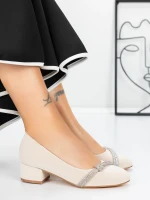 Čevlji z nizko peto 3XKK99 Siva | Mei