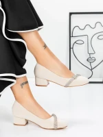 Čevlji z nizko peto 3XKK99 Siva | Mei