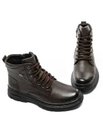 Ghete Barbati din piele naturala WM2630 BROWN | ADVANCER