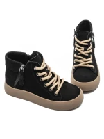 Ghete Dama din piele naturala 639-88 BLACK | ADVANCER