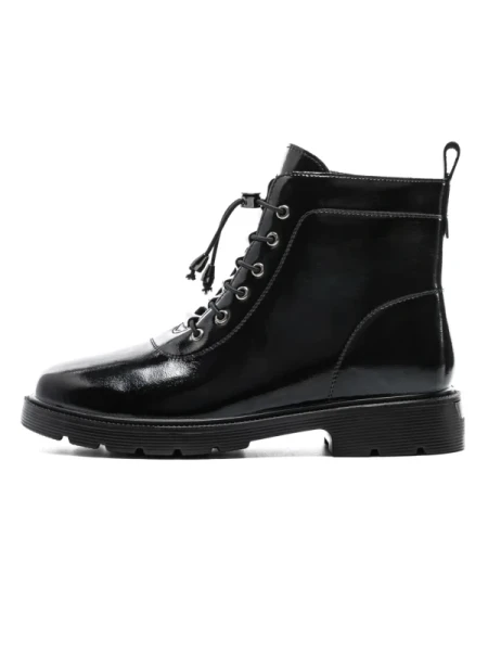 Ghete Dama din piele naturala E0931-10 BLACK | ADVANCER