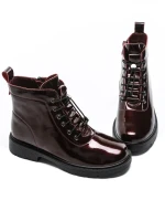 Ghete Dama din piele naturala E0931-10 WINE | ADVANCER