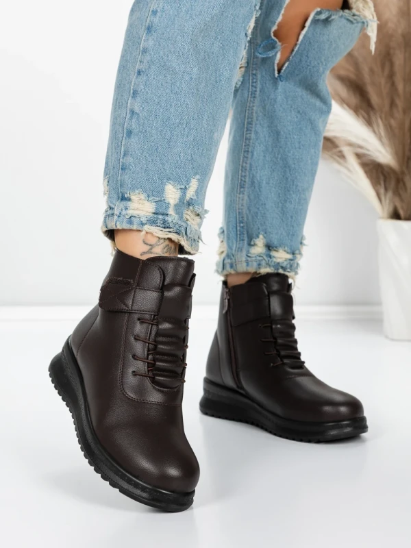 Ghete Dama Imblanite 5XJ90 BROWN | MEI