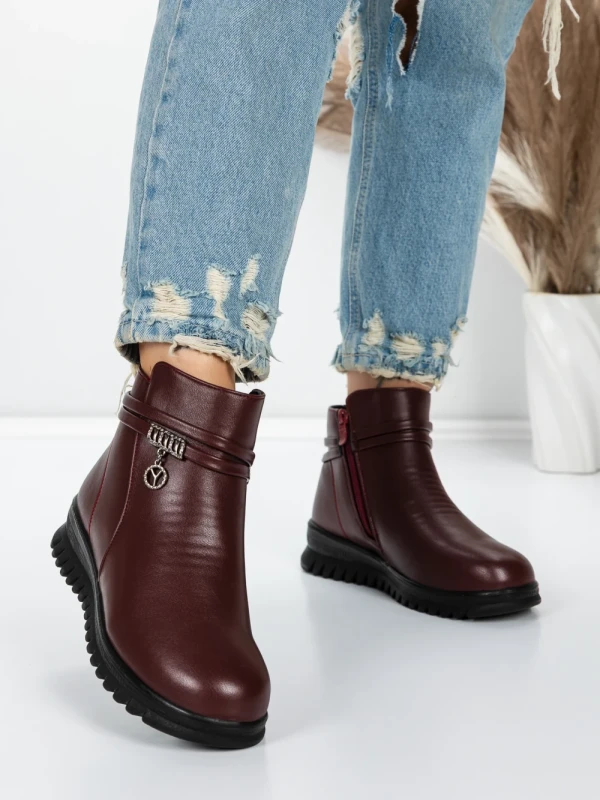 Ghete Dama Imblanite 5XJ87 WINERED | MEI