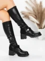 Cizme Dama cu Toc 57WL7 BLACK | MEI